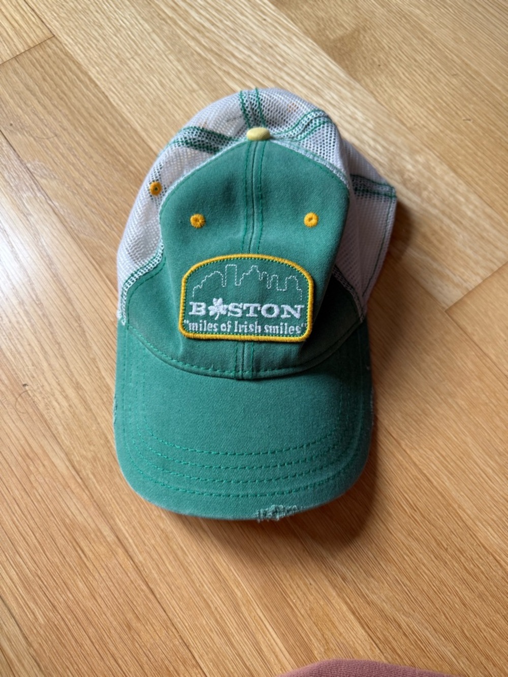 Boston Green Mesh Back Cap - Unbranded